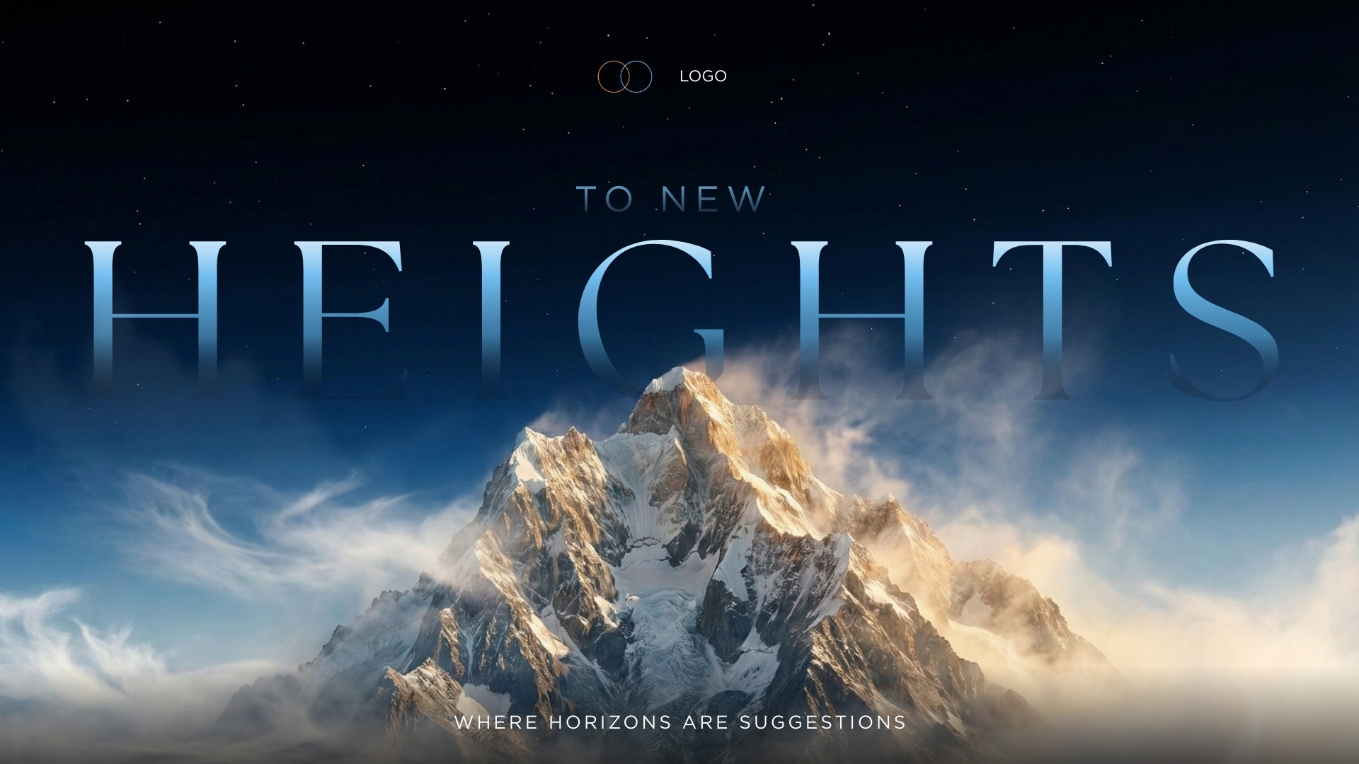 To New Heights — campaign theme example
